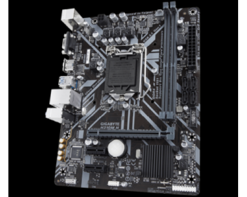 Материнская плата GIGABYTE H310M H 1.0 LGA1151 H310 PCI-E Dsub GbLAN SATA 2DDR4 MicroATX