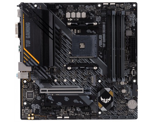 Материнская плата ASUS TUF GAMING B550M-E, Socket AM4, B550, 4*DDR4, HDMI+DP+D-Sub, CrossFireX, SATA3 + RAID, Audio, 2,5Gb LAN, USB 3.2*6, USB 2.0*4, COM*1 header (w/o cable) mATX ; 90MB17U0-M0EAY0