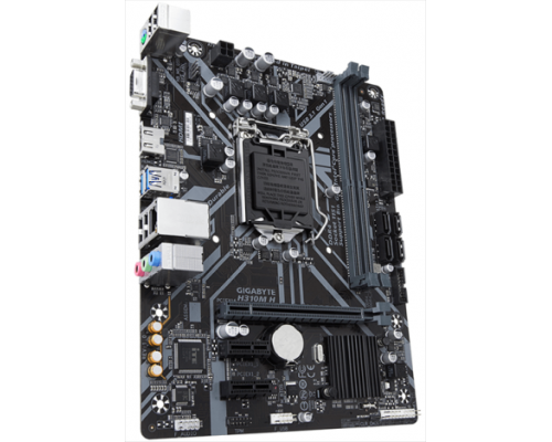 Материнская плата GIGABYTE H310M H REV1.0 LGA1151 H310 PCI-E Dsub+HDMI GbLAN SATA 2DDR4 MicroATX