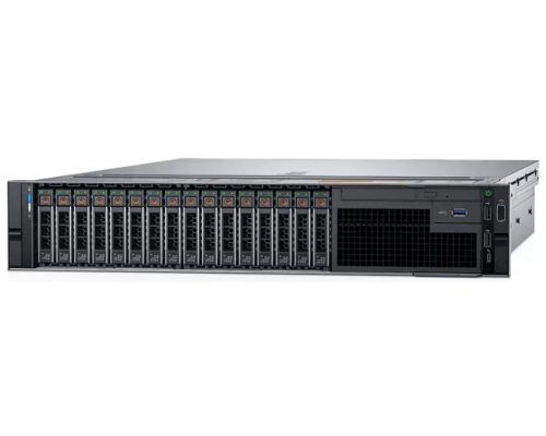 Сервер DELL PowerEdge R740 2U/ 16SFF/ 1x 4210R/ 2x16GB RDIMM 3200/ H330 mC/ 1x480 SATA MU/ 4xGE/ 2x750w / RC1/ 4 std/ Bezel noQS/ Sliding Rails/ CMA/ 3YPSNBD