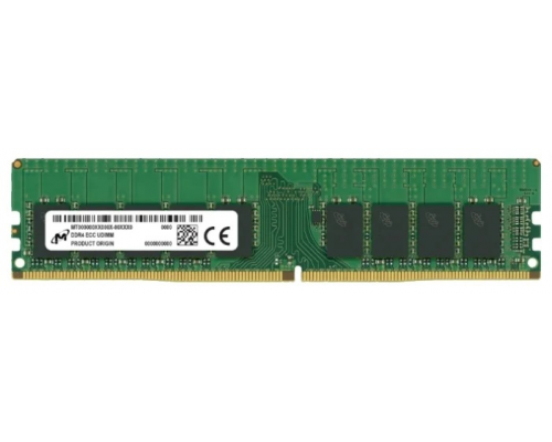 Память Micron DDR4 UDIMM 32GB 1Rx4 3200 MHz ECC MTA18ASF4G72AZ-3G2