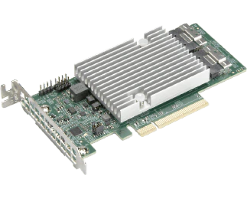 Контроллер Supermicro AOC-S3816L-L16IT-O 16 int 12Gb/s SAS3 ports,x8 Gen4, HBA - LP,122 HDD w/exp