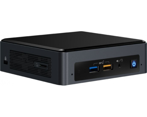 Платформа мини-ПК Intel NUC Kit: QuadCore i5-8259U 2.3 GHz – 3.8 GHz Turbo, 2x DDR4 1.2V SODIMM (max 32GB), NVMe/SATA M.2 SSD (42/80mm), Intel 4K Iris 655 (1x DP via USB-C + 1x 4K HDMI), - БЕЗ ШНУРА