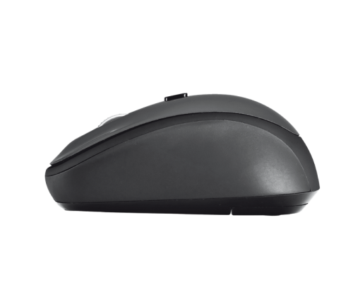 Мышь Trust Wireless Mouse Yvi, USB, 800-1600dpi, Black, подходит под обе руки [18519]