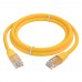 Патчкорд GCR  прямой 3.0m LSZH UTP кат.6, желтый, 24 AWG, литой без фиксатора, ethernet high speed, RJ45, T568B