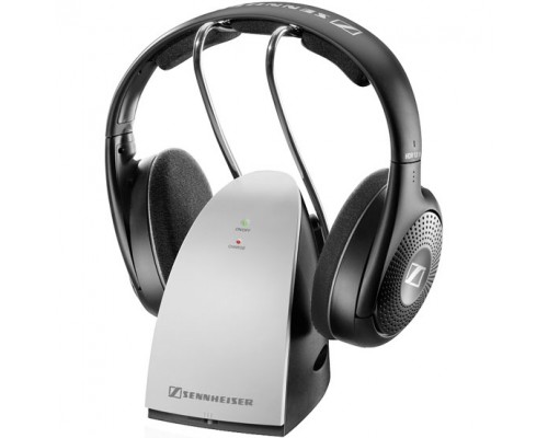 Наушники Sennheiser 508681/ беспроводные РЧ до 100м 3 канала накладные открытые 22-19500Гц 3.5мм адаптер на 6.3мм 106дБ аккумуляторы в комплекте