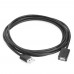 Удлинитель Greenconnect 1.5m USB 2.0, AM/AF, черный, 28/28 AWG, экран, армированный, морозостойкий, GCR-UEC6M-BB2S-1.5m