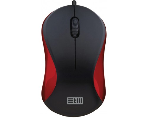 Мышь STM USB WIRED MOUSE STM 104CR black/red