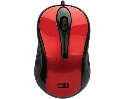 Мышь STM USB WIRED MOUSE STM 102CR black/red