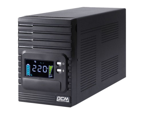 Источник бесперебойного питания UPS Powercom Smart King Pro+ SPT-1000 LCD 800W 1000Va black