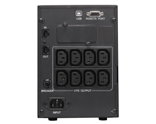 Источник бесперебойного питания UPS Powercom Smart King Pro+ SPT-1000 LCD 800W 1000Va black