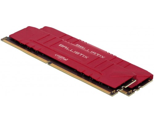 Оперативная память Crucial 16GB Kit (8GBx2) DDR4 3600MT/s CL16 Unbuffered DIMM 288 pin Ballistix Red