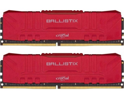 Оперативная память Crucial 16GB Kit (8GBx2) DDR4 3600MT/s CL16 Unbuffered DIMM 288 pin Ballistix Red