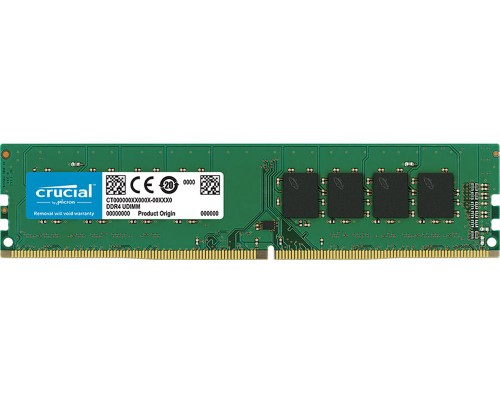 Оперативная память Crucial 4GB DDR4 2666 MT/s (PC4-21300) CL19 SR x16 Unbuffered DIMM 288pin