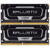 Память для ноутбука Crucial 16GB Kit (8GBx2) DDR4 2666MT/s CL16 Unbuffered SODIMM 260 pin Ballistix Black