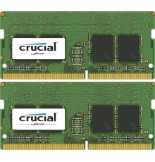 Память для ноутбука Crucial SODIMM 32GB Kit (16GBx2) DDR4 2666 MT/s (PC4-21300) CL19 DR x8 Unbuffered 260pin                                                                                                                                              