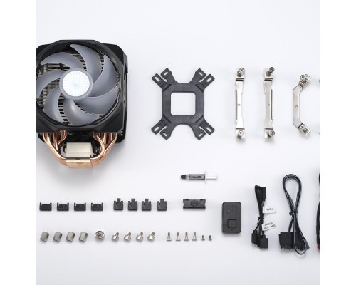 Кулер ЦП COOLER MASTER MAP-T6PN-218PC-R1 LGA1150/LGA1151/LGA1155/LGA1156/LGA1200/LGA1366/LGA2011/LGA2011-3/LGA2066/LGA775/SAM2/SAM2+/SAM3+/SAM4/SFM1/SFM2 53.38 фут3/мин Вес 0.616 кг MAP-T6PN-218PA-R1