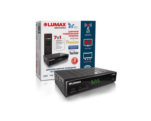 ТВ-ресивер DVB-T2 DV3215HD LUMAX