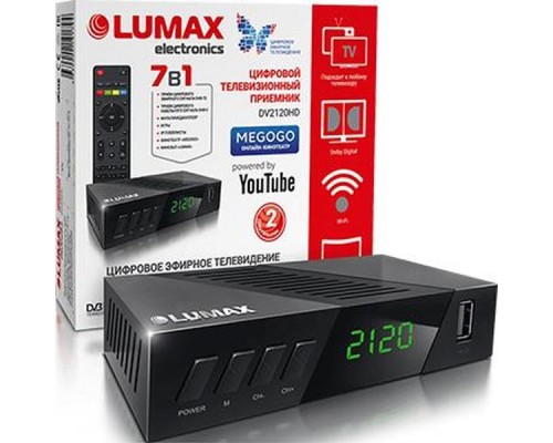 ТВ-ресивер DVB-T2 DV2120HD LUMAX