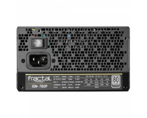 Блок питания ION+ 760P FD-PSU-IONP-760P-BK-EU 760W, 80 Plus Platinum, полностью модульный, RTL