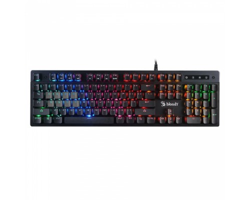 Игровая клавиатура A4Tech Bloody B500N , серый, USB, подсветка клавиш, RTL