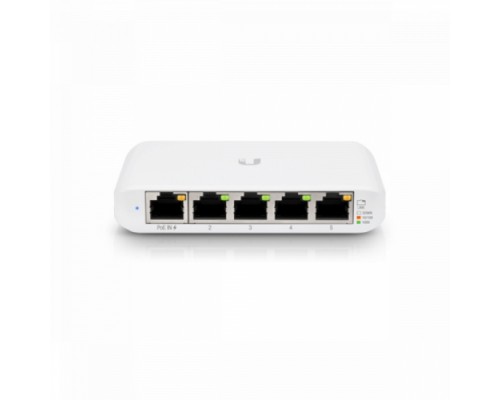 Коммутатор, UniFi Switch Flex Mini [USW-Flex-Mini-EU] Ubiquiti 5х 1G RJ45