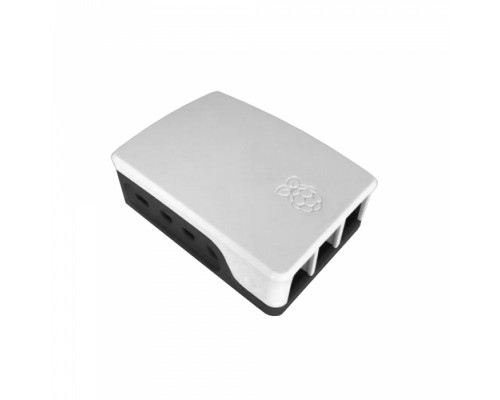 Корпус ACD  Black+White ABS Case for Raspberry 4B RA599