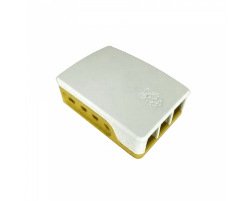 Корпус ACD  White+Yellow ABS Case for Raspberry 4B RA600