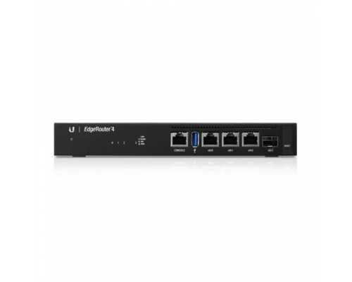 Маршрутизатор EdgeRouter [ER-4-EU] Ubiquiti 4 ядра (1 ГГц), 3х 1G RJ45, 1х SFP