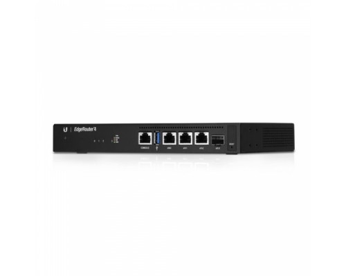 Маршрутизатор EdgeRouter [ER-4-EU] Ubiquiti 4 ядра (1 ГГц), 3х 1G RJ45, 1х SFP