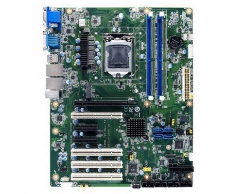 Материнская плата AIMB-707G2-00A1 Advantech ATX, Socket LGA1200 10th Generation Intel® Core™ i9/i7/i5/i3 & Pentium®/Celeron®, 2xDDR4 (Non-ECC), VGA/DVI, 1xPCIe x16, 2xPCIe x4, 4xPCI, 4xSATAIII,  2xGbE LAN, 6xCOM, 10xUSB, 1xM.2 Advantech