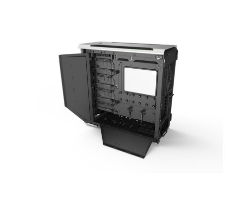 Корпус PHANTEKS Enthoo Evolv X, Galaxy Silver, Digital RGB illumination, FAN Hub, алюминиевые лицевая и верхняя панели, боковые панели Tempered Glass, Mid-Tower