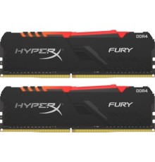 Модуль памяти DDR4 Kingston 32Gb KIT (16GbX2) 3000MHz HyperX FURY RGB CL16 [HX430C16FB4AK2/32]                                                                                                                                                            