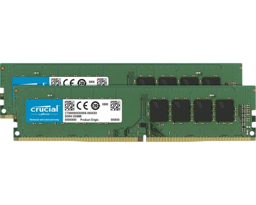 Модуль памяти DDR4 Crucial 32Gb KIT (16GbX2) 3200MHz CL22 [CT2K16G4DFRA32A]