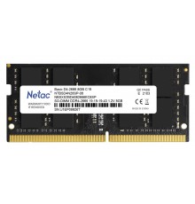 Модуль памяти SO-DIMM DDR4 Netac Basic 8GB 2666MHz CL19 1.2V / NTBSD4N26SP-08                                                                                                                                                                             