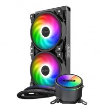 Комплект водяного охлаждения PCCooler GI-CX240 ARGB LGA2066/2011/1366/115х/775/AM4/FM1/2/2+/AM2/2+/3/3+ (6шт/кор, TDP 250W, 3 pin 5V Addressable RGB подсветка, 2х120mm PWM VortexPro FAN) RET                                                            