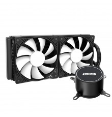 Комплект водяного охлаждения PCCooler GI-CL240vc LGA2066/2011/1366/115х/775/TR4/AM4/FM1/2/2+/AM2/2+/3/3+ (8шт/кор, TDP 250W, 2х120mm FIXED LED PWM FAN) RET                                                                                               