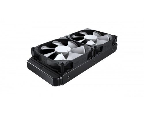 Система водяного охлаждения Phanteks Glacier One 240MP / 2x120mm MP PWM Fans / ARGB Infinity Mirror Cap / PH-GO240MP_DBK01