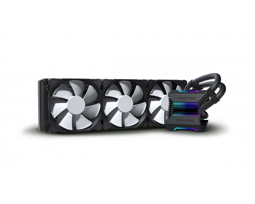 Система водяного охлаждения Phanteks Glacier One 360MP / 3x120mm MP PWM Fans / ARGB Infinity Mirror Cap / PH-GO360MP_DBK01