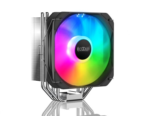 Кулер PCCooler GI-Paladin 400 ARGB S115X/1200/AM4 (24 шт/кор, TDP 200W, 130mm PWM ARGB FAN, 4 тепловые трубки 6мм, 800-1600RPM, 18-28,6dBa)