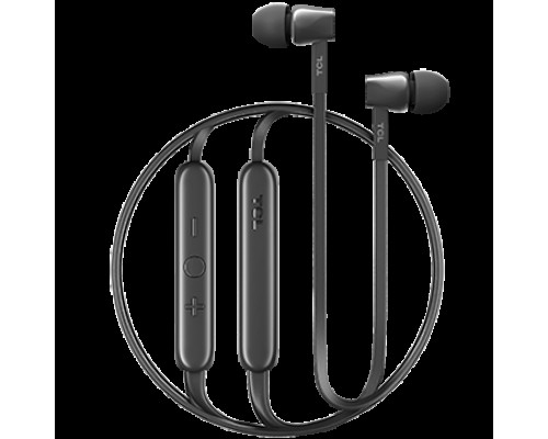 Наушники TCL In-ear Bluetooth Headset, Strong Bass, Frequency of response: 10-22K, Sensitivity: 107 dB, Driver Size: 8.6mm, Impedence: 16 Ohm, Acoustic system: closed, Max power input: 20mW, Connectivity type: Bluetooth only (BT 5.0), Color Shadow Bl