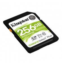 Карта памяти Kingston 256GB SDXC Canvas Select Plus 100R C10 UHS-I U3 V30 EAN: 740617298123                                                                                                                                                               