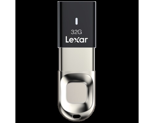 Носитель информации USB-флэш LEXAR 32GB Fingerprint F35 USB 3.0 flash drive, up to 150MB/s read and 60MB/s write, Global EAN: 843367119790