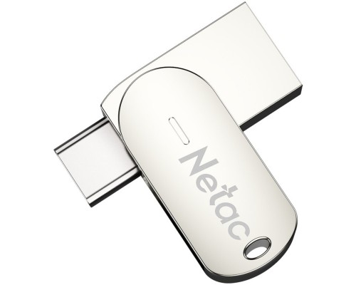 Носитель информации USB-флэш Netac USB Drive U785C USB3.0+TypeC 128GB, retail version EAN: 6926337229914