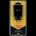 Зарядное устройство CANYON H-06 Universal 4xUSB AC charger (in wall) with over-voltage protection, Input 100V-240V, Output 5V-5A, with Smart IC, black glossy color+orange plastic part of USB, 96.8*52.48*28.5mm, 0.09kg