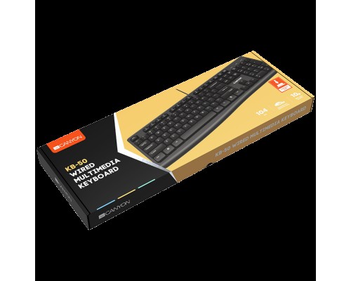 Клавиатура Wired Chocolate Standard Keyboard ,105 keys, slim  design with chocolate key caps,  1.5 Meters cable length,Size34.2*145.4*27.2mm,450g RU layout