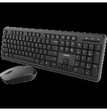 Клавиатура Wireless combo set,Wireless keyboard with Silent switches,105 keys,RU layout,optical 3D Wireless mice 100DPI black                                                                                                                             