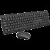 Клавиатура Wireless combo set,Wireless keyboard with Silent switches,105 keys,RU layout,optical 3D Wireless mice 100DPI black