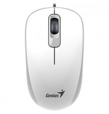 Мышь Genius Mouse DX-110 ( Cable, Optical, 1000 DPI, 3bts, USB ) White                                                                                                                                                                                    