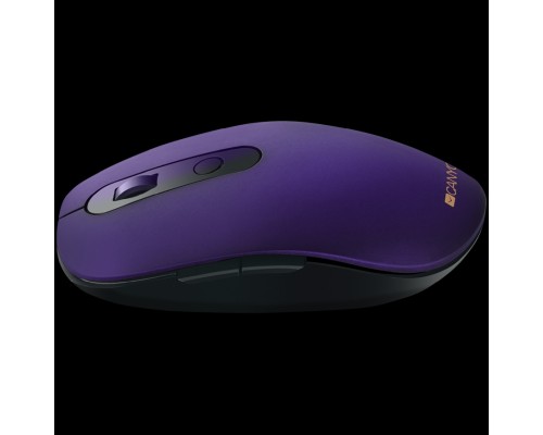 Мышь CANYON MW-9 2 in 1 Wireless optical mouse with 6 buttons, DPI 800/1000/1200/1500, 2 mode(BT/ 2.4GHz), Battery AA*1pcs, Violet, silent switch for right/left keys, 65.4*112.25*32.3mm, 0.092kg